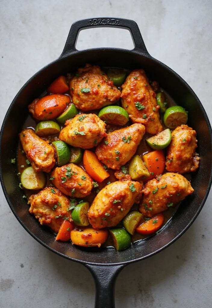 29 Healthy Bang Bang Chicken Recipes That Are Sweet and Spicy - 9. One-Pan Bang Bang Chicken and Veggies