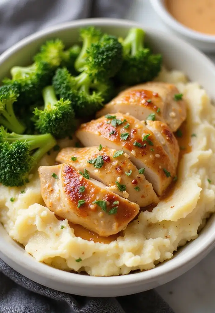 29 Healthy Chicken Burrito Bowl Recipes Full of Protein - 14. Ranch Chicken Bowl