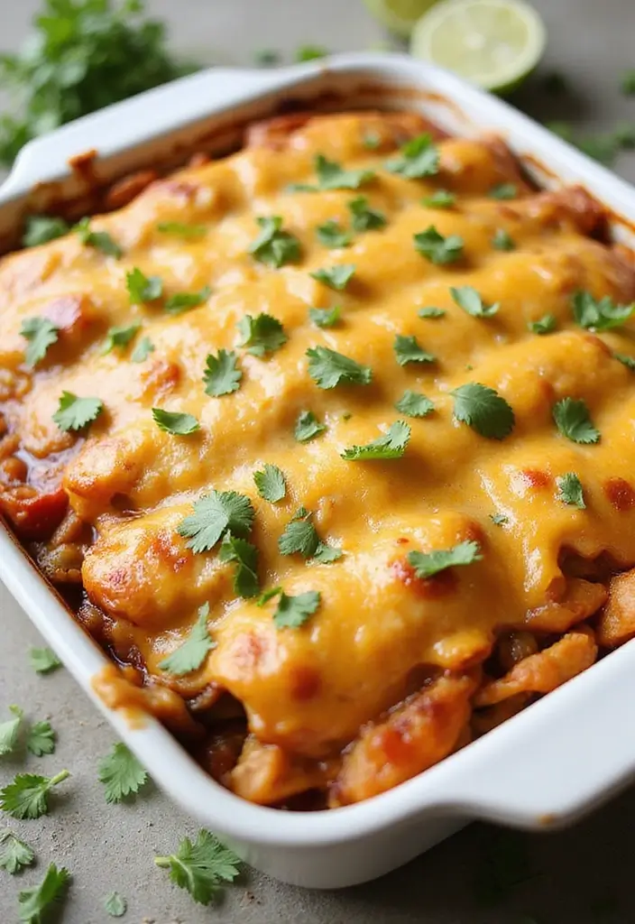 29 Healthy Chicken Enchilada Casserole Recipes That Comfort - 2. Gluten-Free Chicken Enchilada Casserole