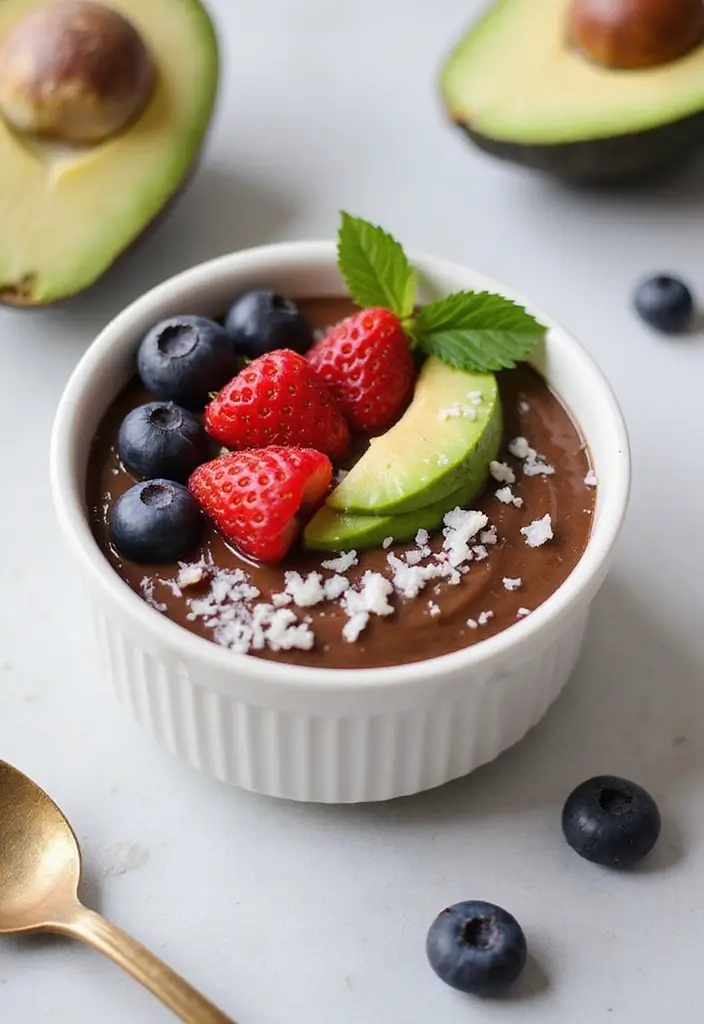 29 Healthy Dinner Recipes for Kids That Are Nutritious - 15. Chocolate Avocado Pudding