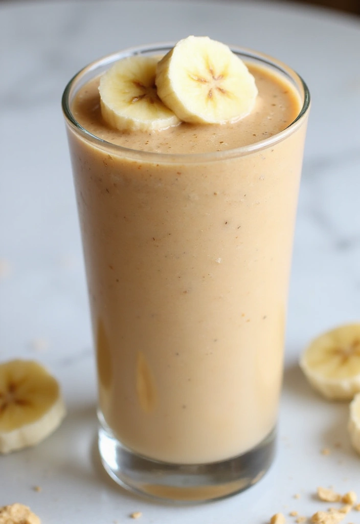 29 Healthy Dinner Recipes for Kids That Are Nutritious - 28. Peanut Butter Banana Smoothie