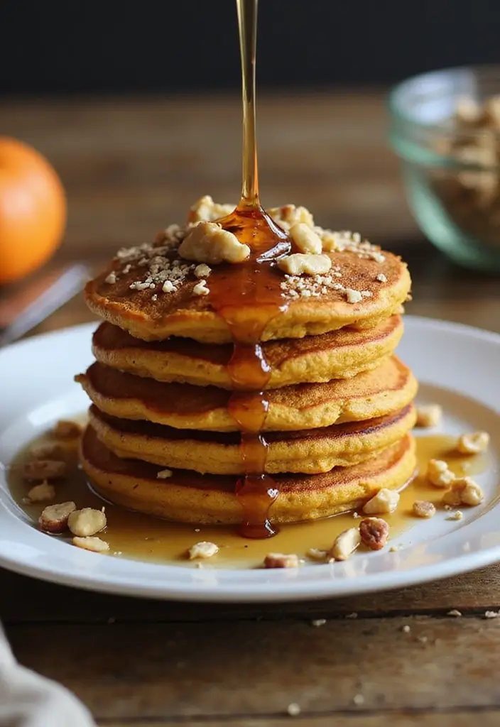 29 Healthy Fall Recipes Dinner Ideas That Warm the Soul - 16. Vegan Pumpkin Pancakes