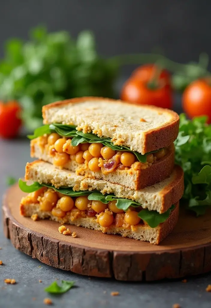 29 Healthy Fall Recipes Dinner Ideas That Warm the Soul - 19. Chickpea Salad Sandwich