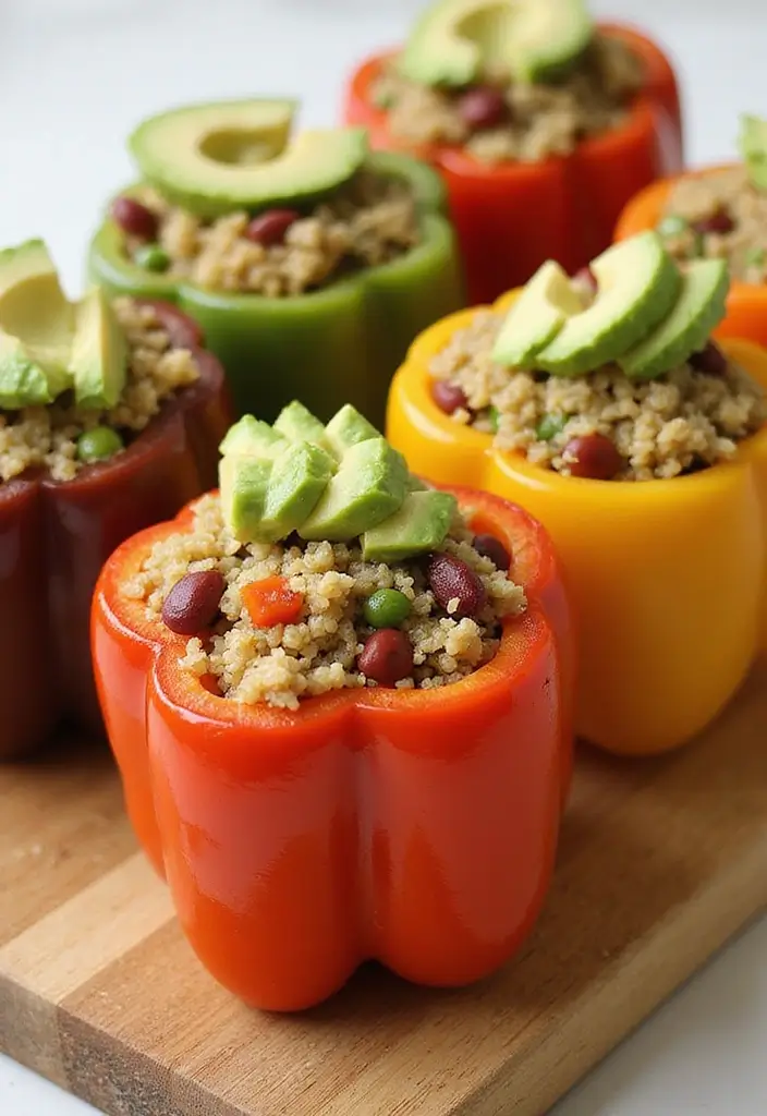 29 Healthy Fall Recipes Dinner Ideas That Warm the Soul - 2. Quinoa and Black Bean Stuffed Peppers