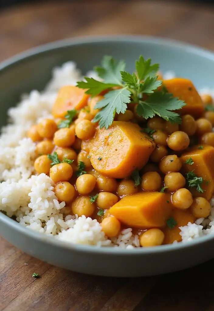 29 Healthy Fall Recipes Dinner Ideas That Warm the Soul - 5. Pumpkin Curry with Chickpeas