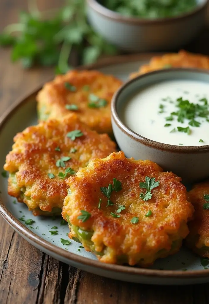 29 Healthy Green Bean Recipes That Brighten the Plate - 10. Green Bean Fritters
