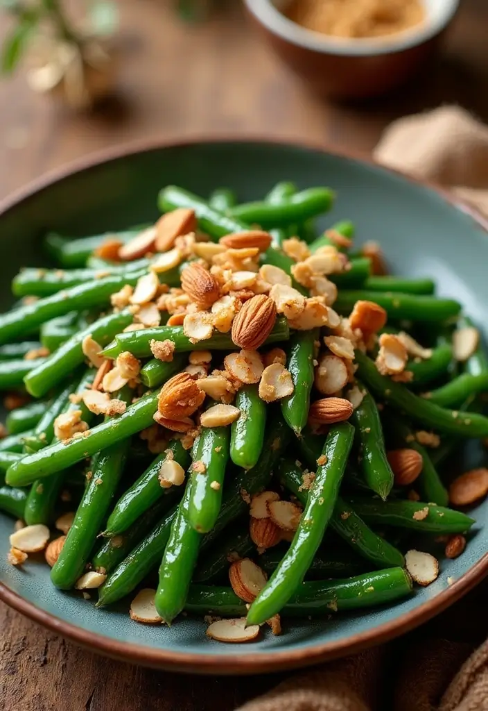 29 Healthy Green Bean Recipes That Brighten the Plate - 2. Green Bean Almondine