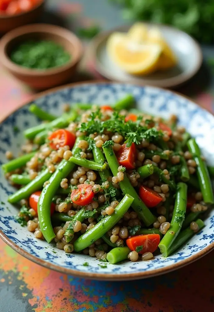 29 Healthy Green Bean Recipes That Brighten the Plate - 29. Green Bean and Lentil Salad