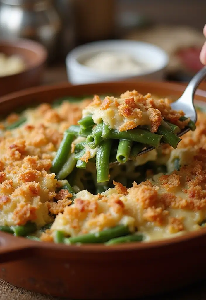 29 Healthy Green Bean Recipes That Brighten the Plate - 6. Green Bean Casserole