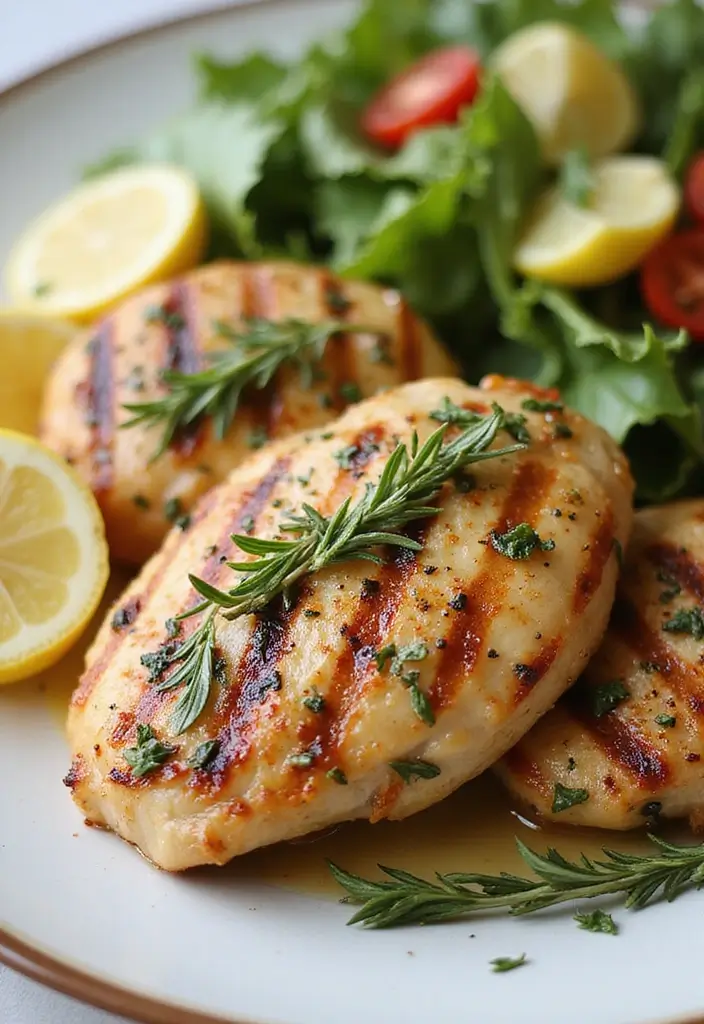 29 Healthy Grilled Chicken Recipes That Are Full of Flavor - 1. Lemon Herb Grilled Chicken