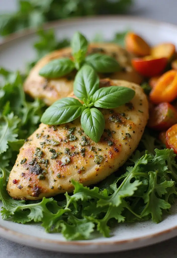 29 Healthy Grilled Chicken Recipes That Are Full of Flavor - 10. Pesto Grilled Chicken