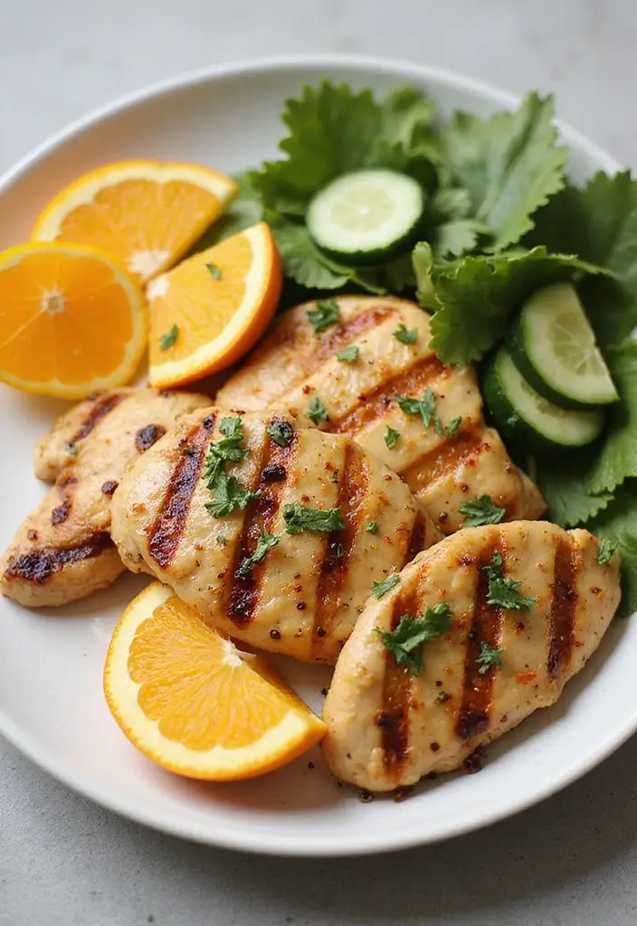 29 Healthy Grilled Chicken Recipes That Are Full of Flavor - 13. Orange Ginger Grilled Chicken
