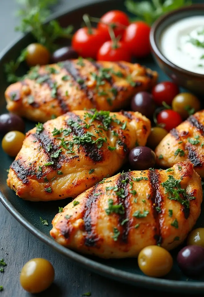 29 Healthy Grilled Chicken Recipes That Are Full of Flavor - 3. Mediterranean Grilled Chicken