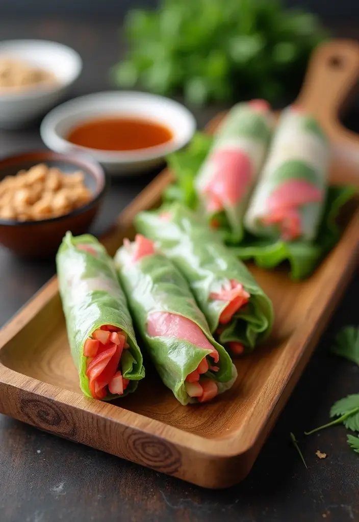 29 Rice Paper Recipes Healthy Rolls and Wraps You’ll Love - 1. Classic Vietnamese Spring Rolls
