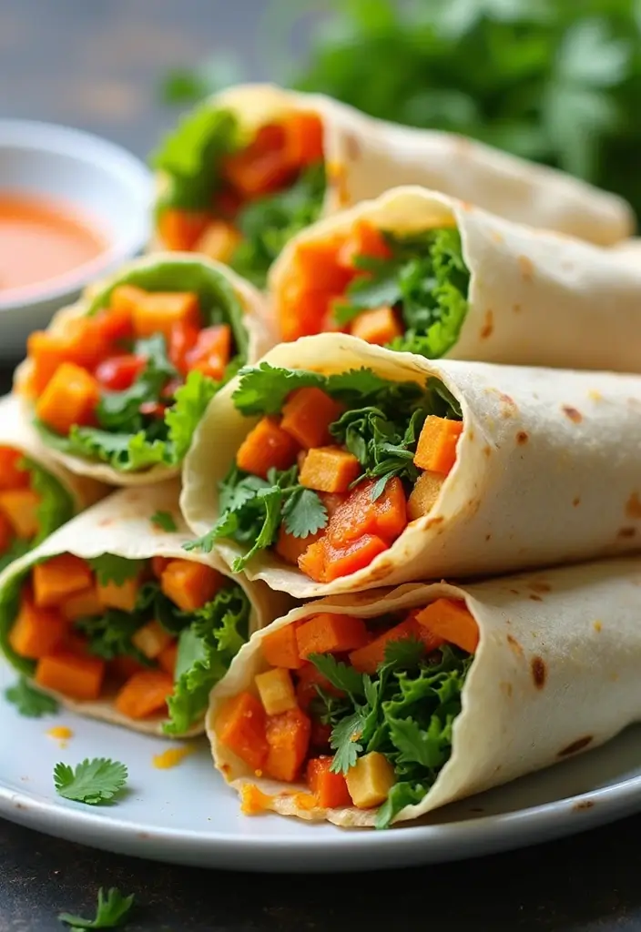 29 Rice Paper Recipes Healthy Rolls and Wraps You’ll Love - 2. Spicy Tofu Rice Paper Wraps