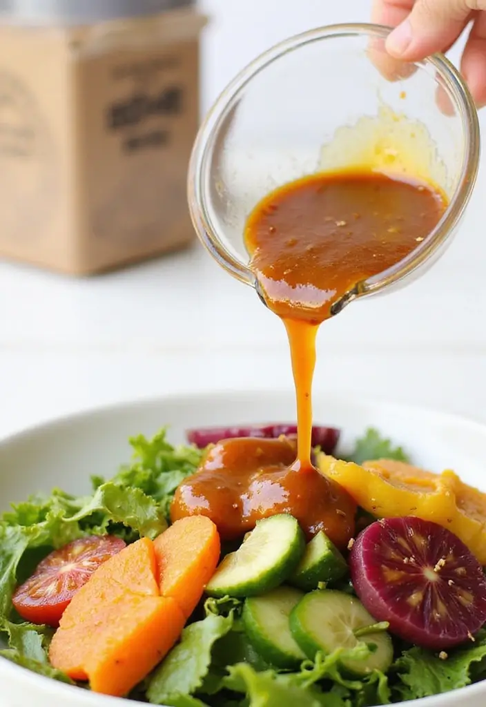 29 Salad Dressing Recipes Healthy and Delicious - 12. Miso Ginger Dressing