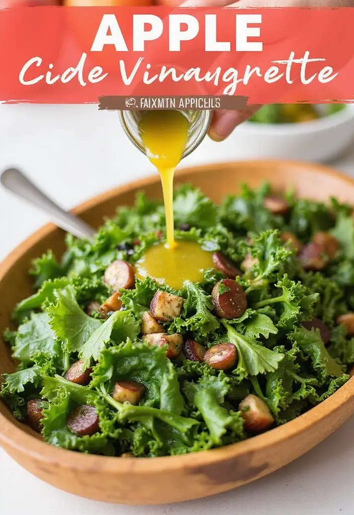 29 Salad Dressing Recipes Healthy and Delicious - 14. Apple Cider Vinaigrette