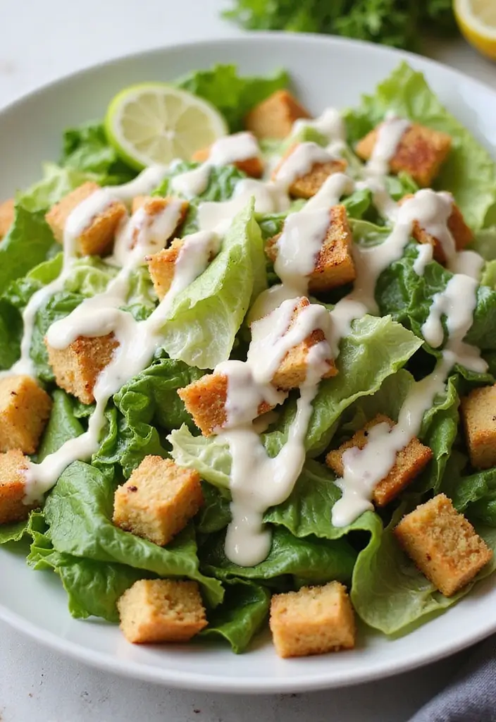 29 Salad Dressing Recipes Healthy and Delicious - 18. Classic Caesar Dressing