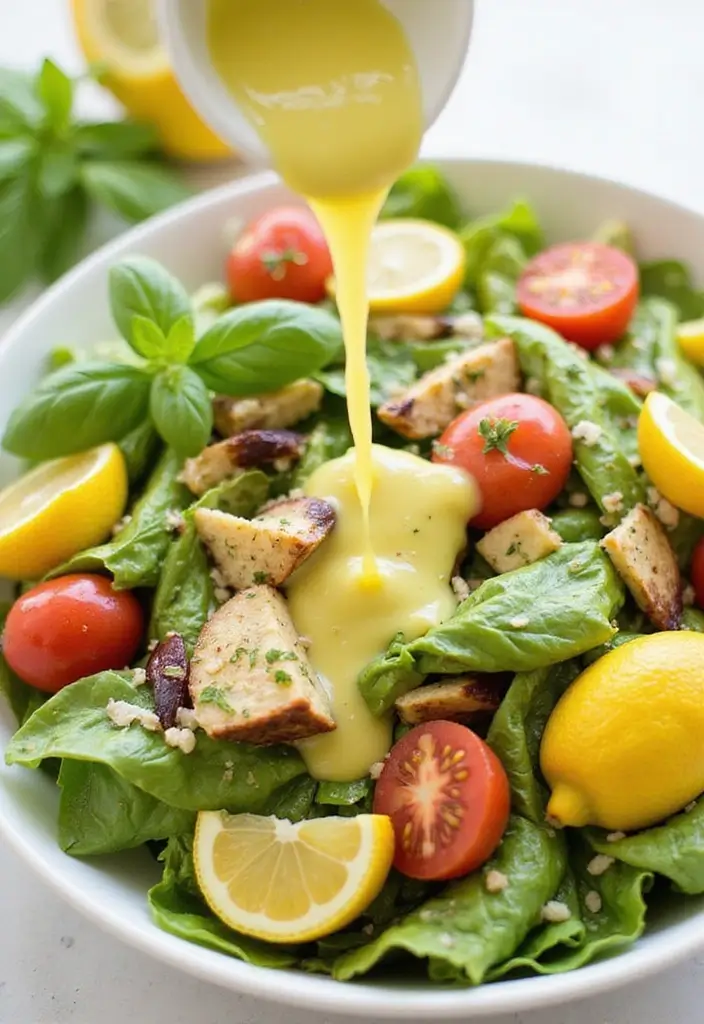 29 Salad Dressing Recipes Healthy and Delicious - 24. Lemon Basil Dressing