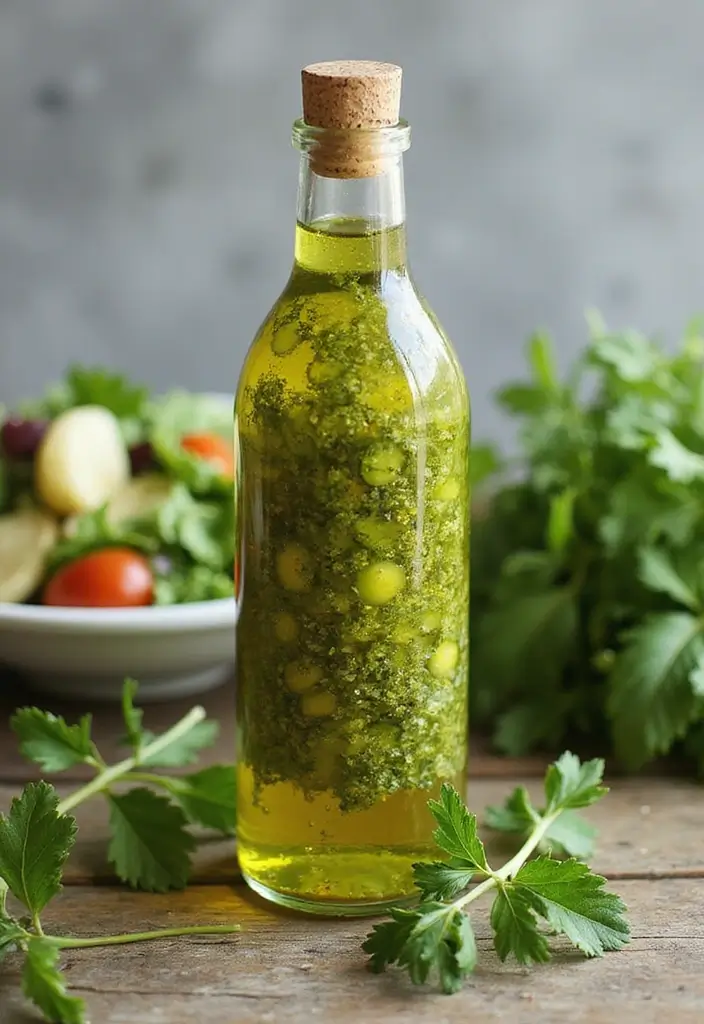 29 Salad Dressing Recipes Healthy and Delicious - 6. Herb-Infused Olive Oil