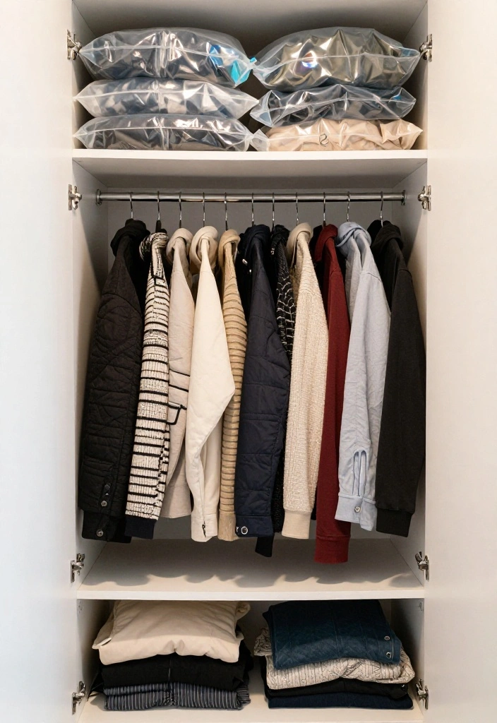 15 Wire Shelf Closet Organization Ideas That Maximize Storage - 10. Seasonal Rotation for Efficiency 1