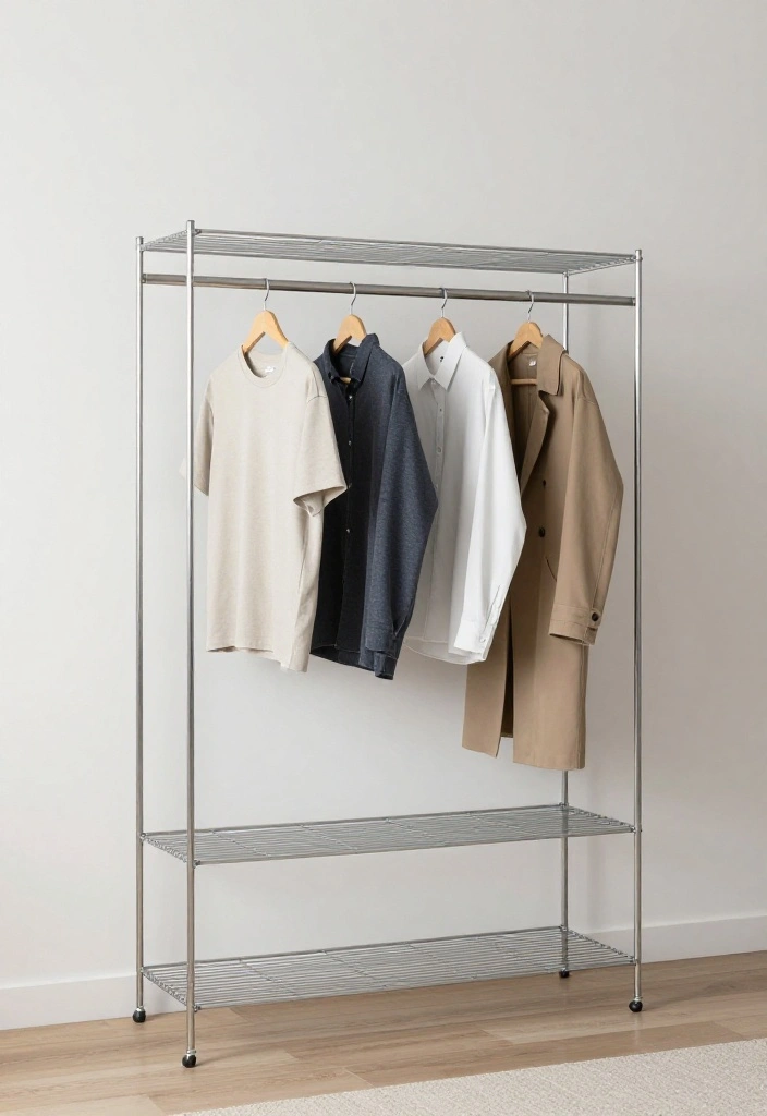 15 Wire Shelf Closet Organization Ideas That Maximize Storage - 15. Embrace Minimalism 1