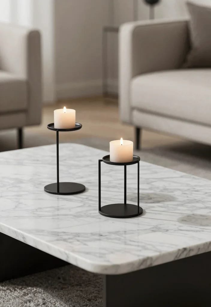 16 Ghost Candle Holder Ideas With Spooky Chic Vibes - 6. Modern Minimalist Ghost Holders 1