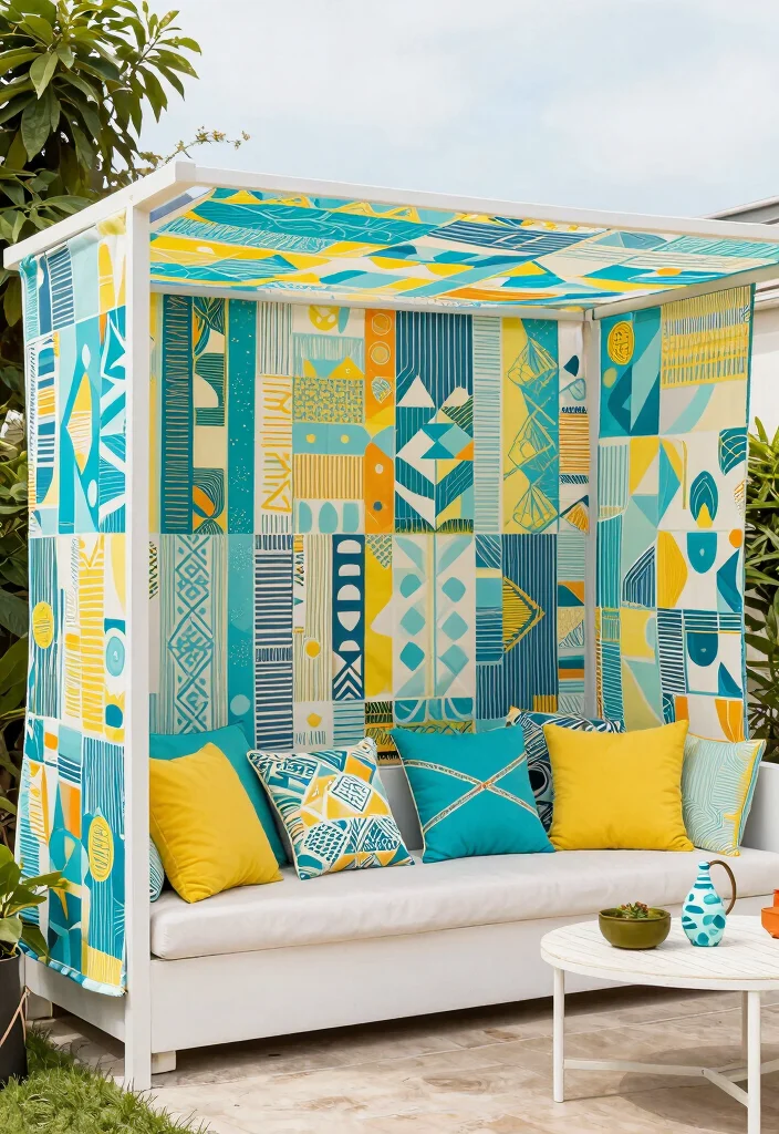 16 Outdoor Patio Curtains Ideas With Breezy Elegant Vibes - 9. Customizable Fabric Panels 1