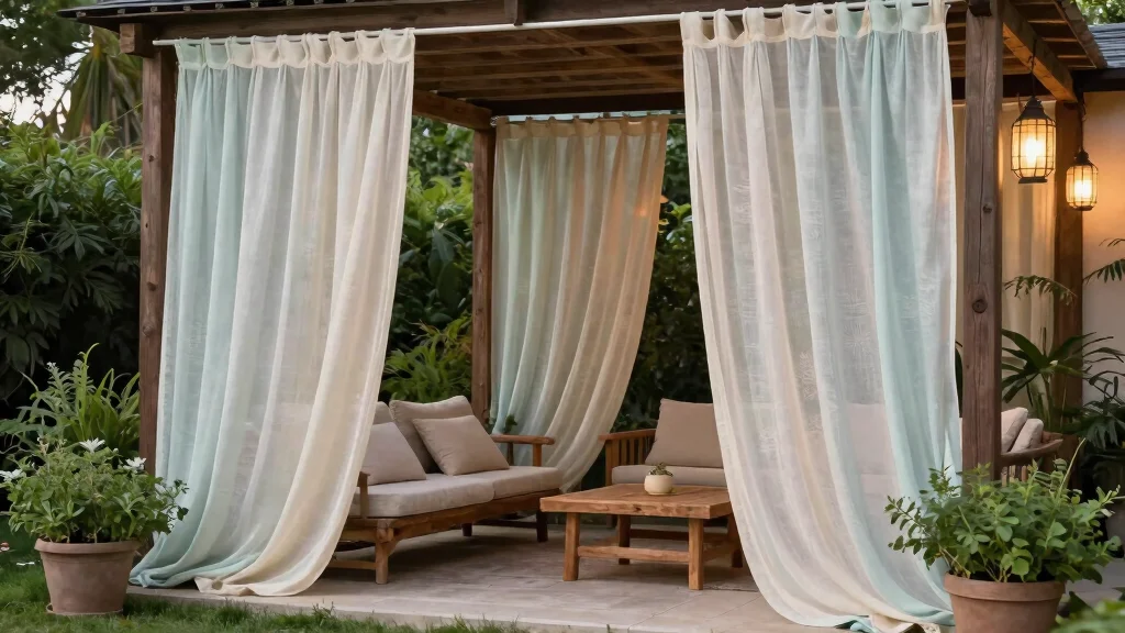 16 Outdoor Patio Curtains Ideas With Breezy Elegant Vibes