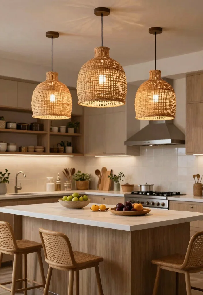16 Rattan Pendant Light Kitchen Island Ideas With Warm Texture - Conclusion 1