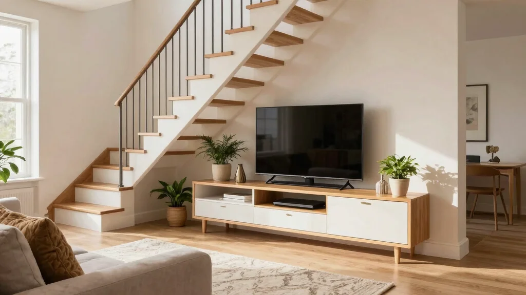 16 TV Unit Below Staircase Ideas That Maximize Space