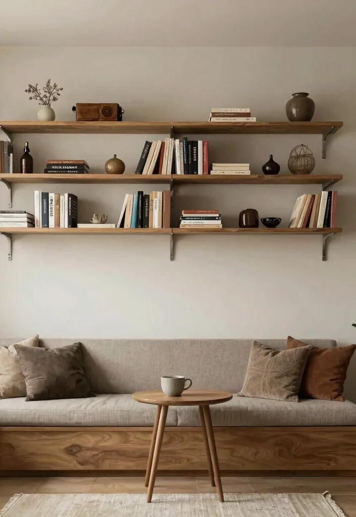 18 Bookshelf Design Wall Small Spaces Ideas That Save Room - 10. Overhead Shelving 1