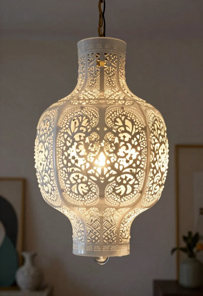 18 Plastic Bottle Chandelier Ideas With Creative DIY Glow - 15. Light and Shadow Play 1