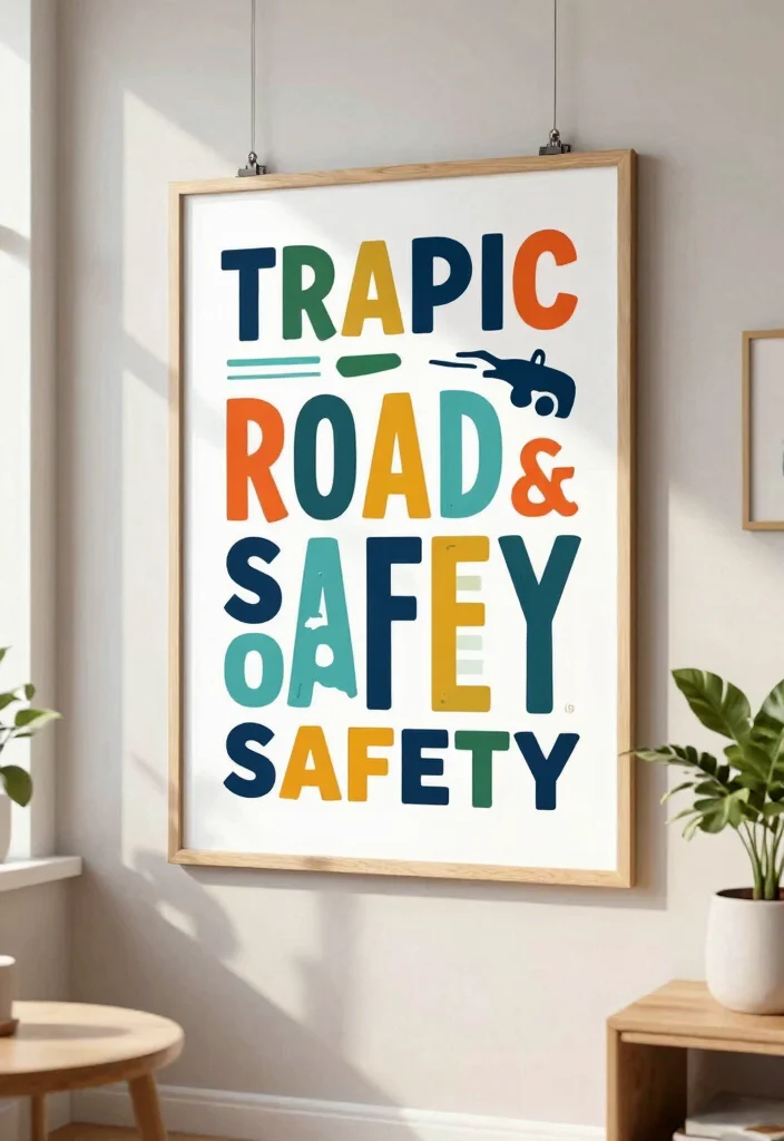 18 Road Safety Poster 2026 Trending Ideas With Creative Impact - 1. Eco-Friendly Typography 1
