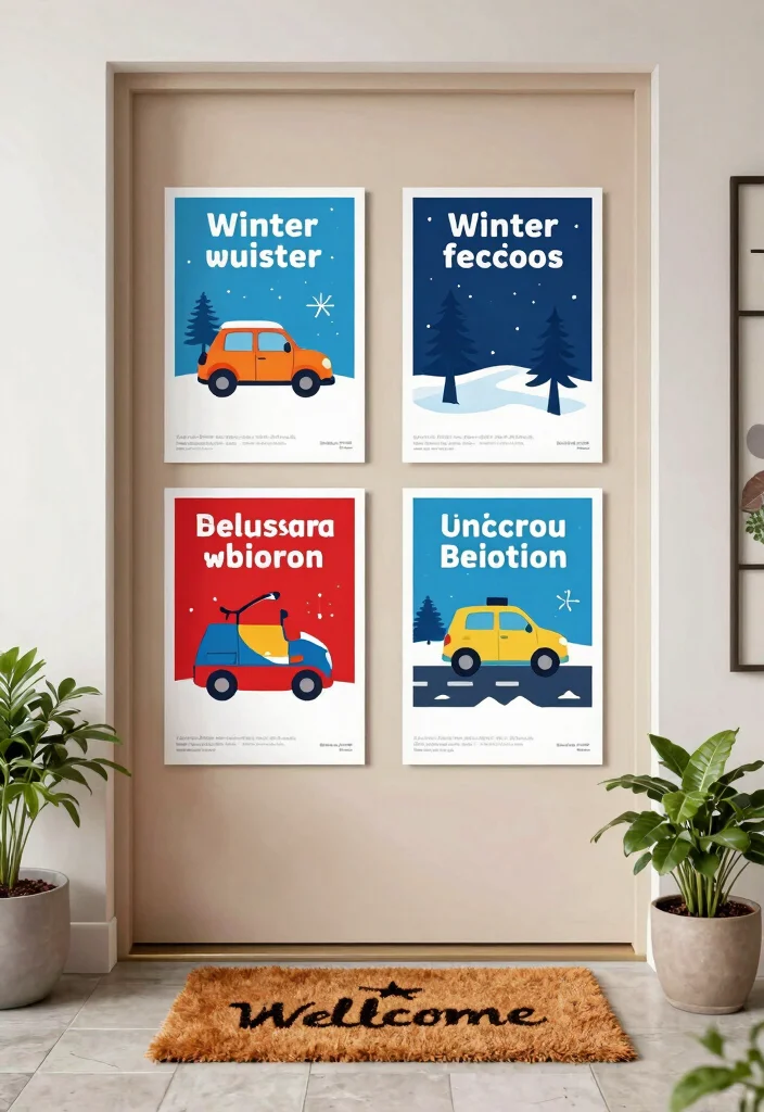 18 Road Safety Poster 2026 Trending Ideas With Creative Impact - 12. Seasonal Road Safety Decor 1