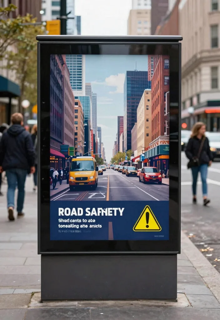 18 Road Safety Poster 2026 Trending Ideas With Creative Impact - 15. Road Safety in Urban Settings 1