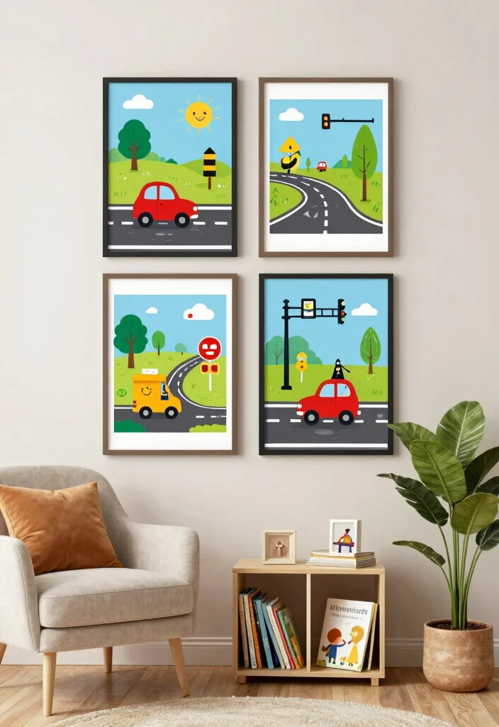 18 Road Safety Poster 2026 Trending Ideas With Creative Impact - 2. Whimsical Illustrations 1